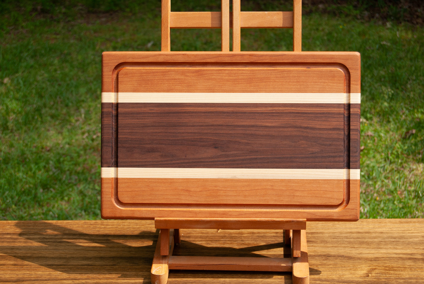 Walnut, Maple, and Cherry