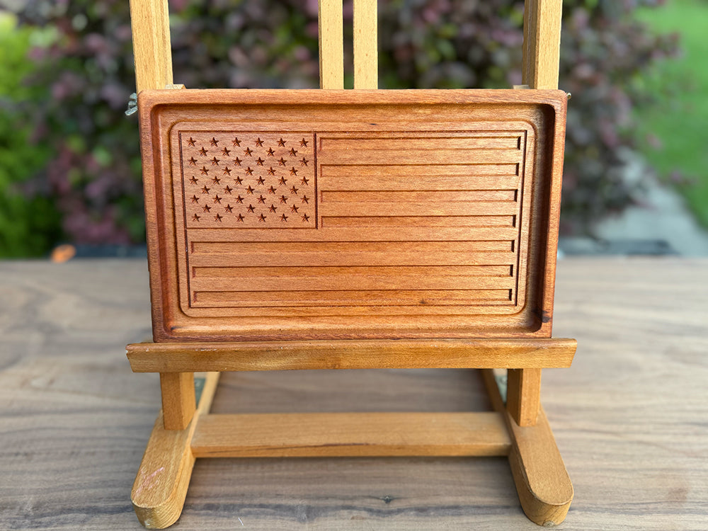 US Flag Tray - Cherry